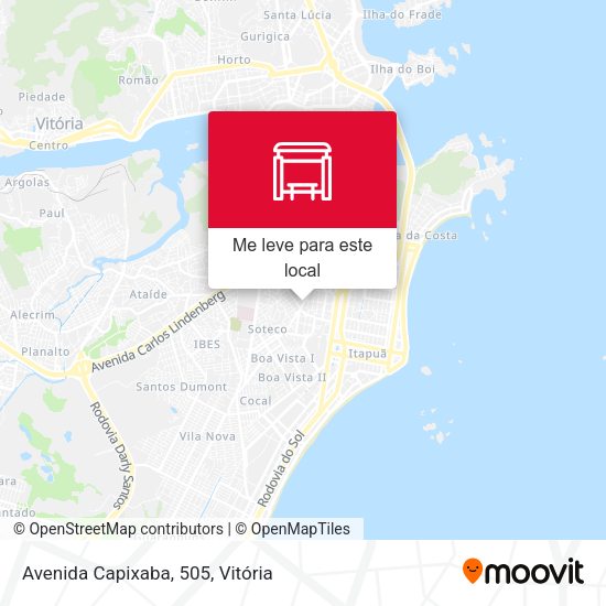 Avenida Capixaba, 505 mapa