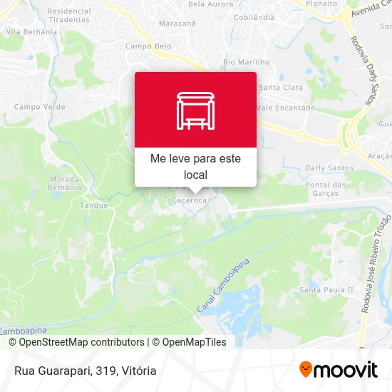 Rua Guarapari, 319 mapa