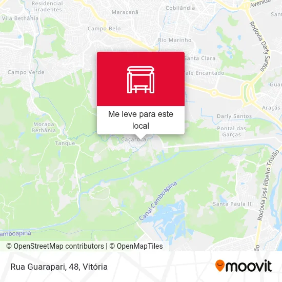 Rua Guarapari, 48 mapa