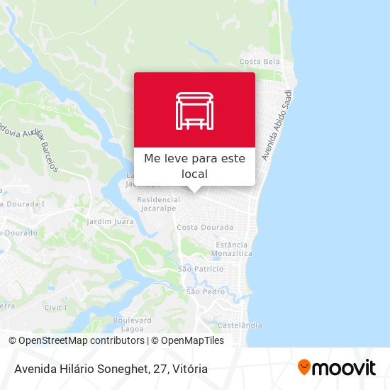 Avenida Hilário Soneghet, 27 mapa