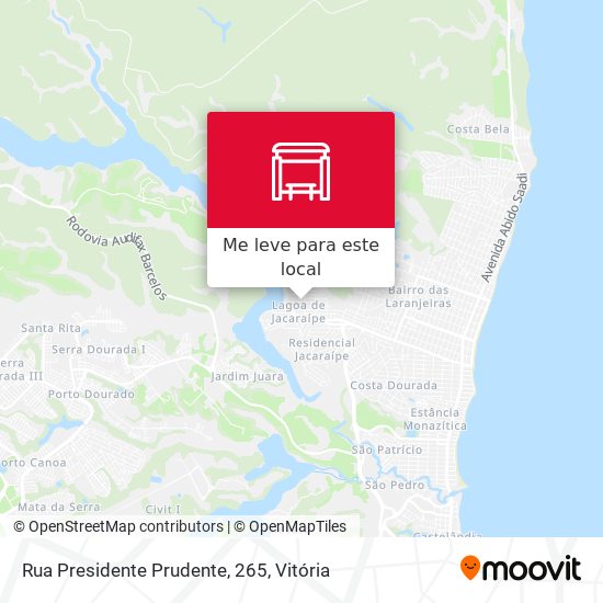 Rua Presidente Prudente, 265 mapa