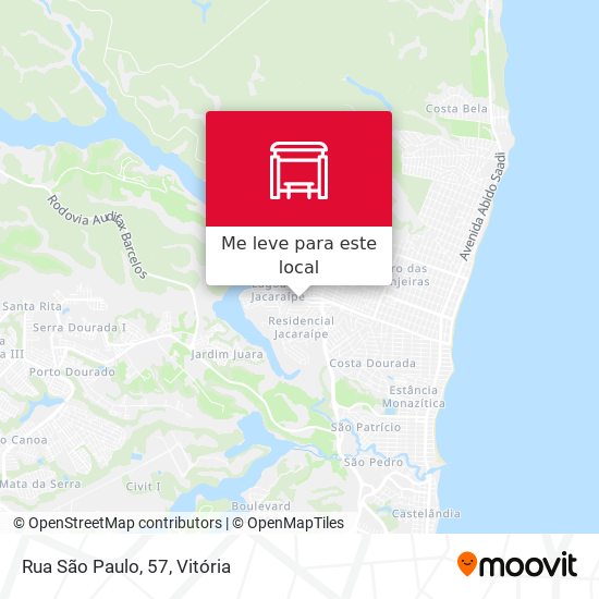 Rua São Paulo, 57 mapa