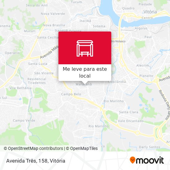 Avenida Três, 158 mapa