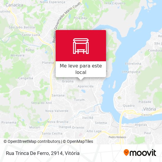 Rua Trinca De Ferro, 2914 mapa