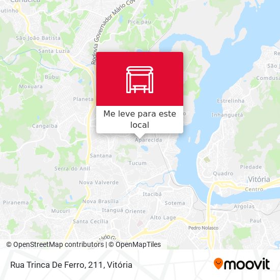 Rua Trinca De Ferro, 211 mapa