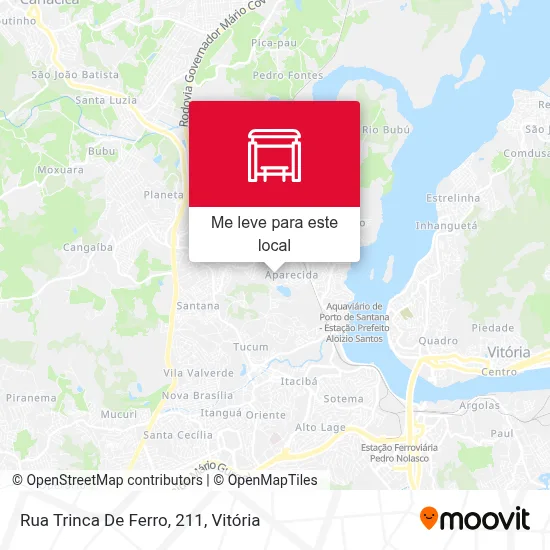 Rua Trinca De Ferro, 211 mapa
