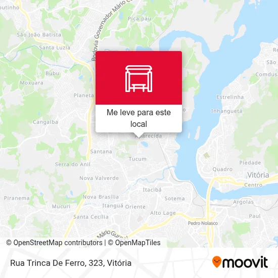 Rua Trinca De Ferro, 323 mapa