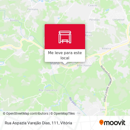 Rua Aspazia Varejão Dias, 111 mapa