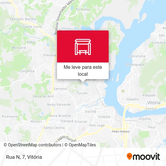 Rua N, 7 mapa