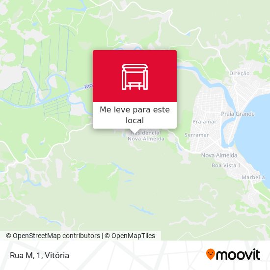 Rua M, 1 mapa