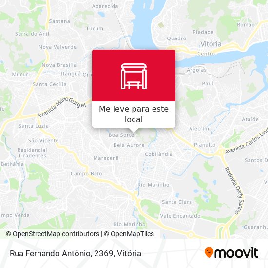 Rua Fernando Antônio, 2369 mapa
