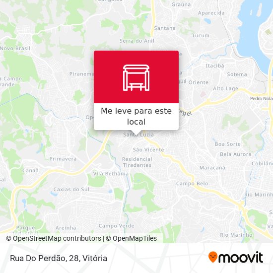 Rua Do Perdão, 28 mapa
