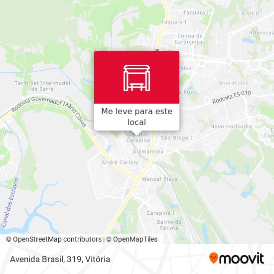 Avenida Brasil, 319 mapa