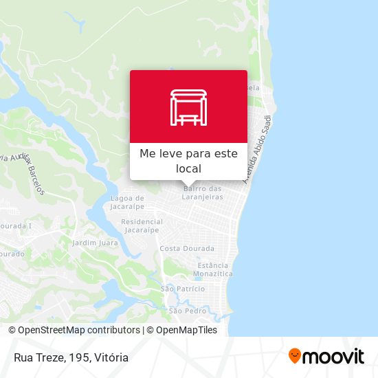 Rua Treze, 195 mapa
