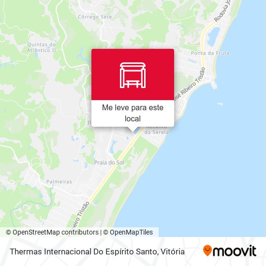 Thermas Internacional Do Espírito Santo mapa