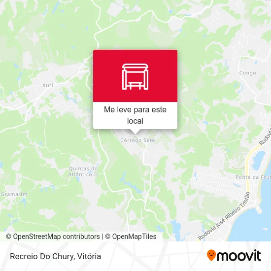 Recreio Do Chury mapa