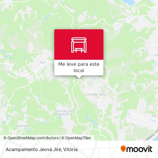 Acampamento Jeová Jiré mapa