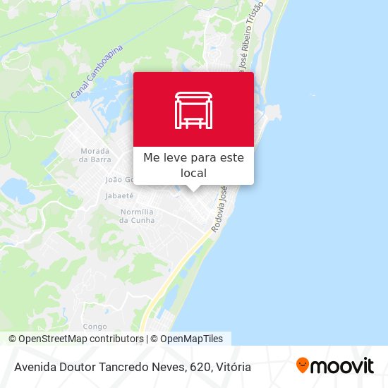 Avenida Doutor Tancredo Neves, 620 mapa