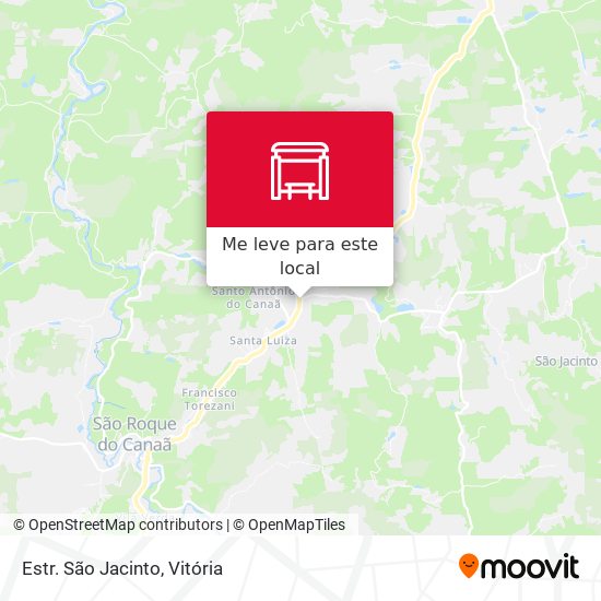 Estr. São Jacinto mapa