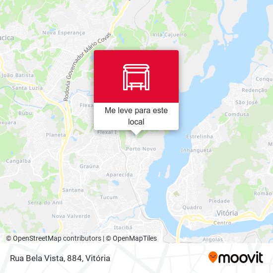 Rua Bela Vista, 884 mapa