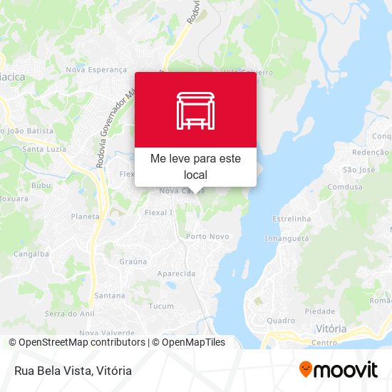 Rua Bela Vista mapa