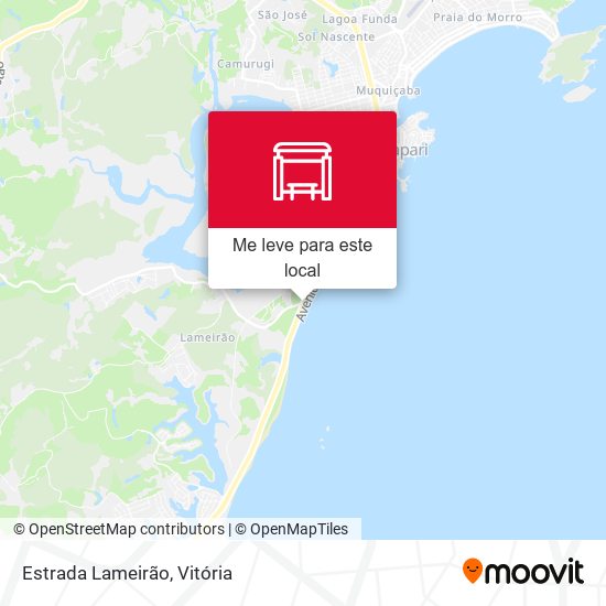 Estrada Lameirão mapa