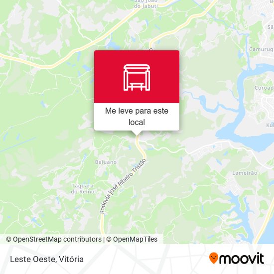 Leste Oeste mapa