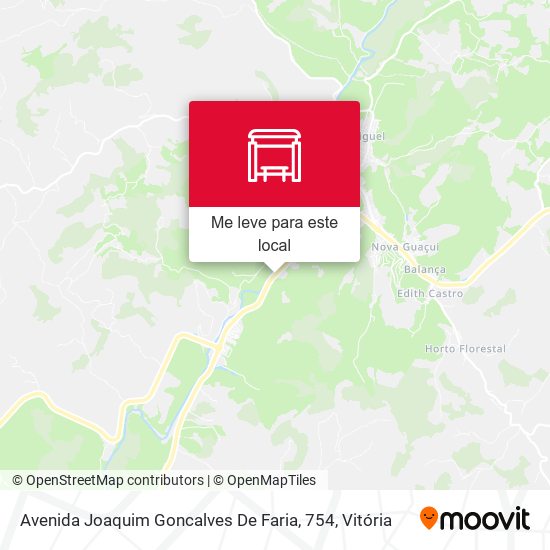 Avenida Joaquim Goncalves De Faria, 754 mapa