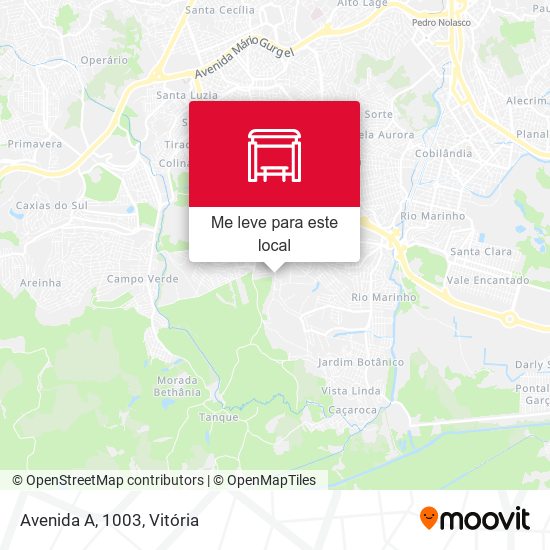 Avenida A, 1003 mapa