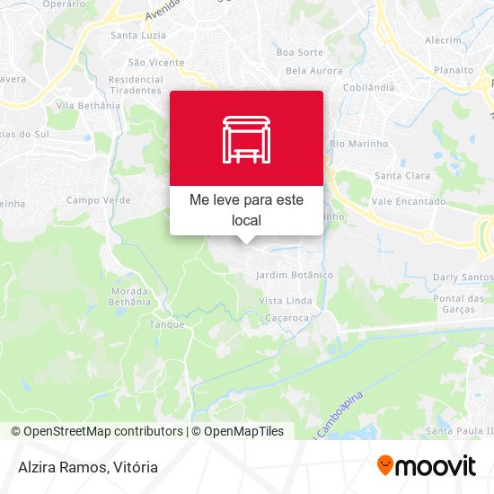 Alzira Ramos mapa