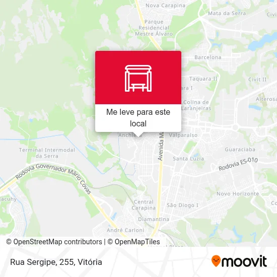 Rua Sergipe, 255 mapa