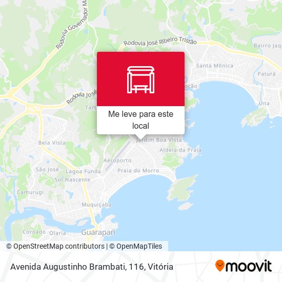 Avenida Augustinho Brambati, 116 mapa