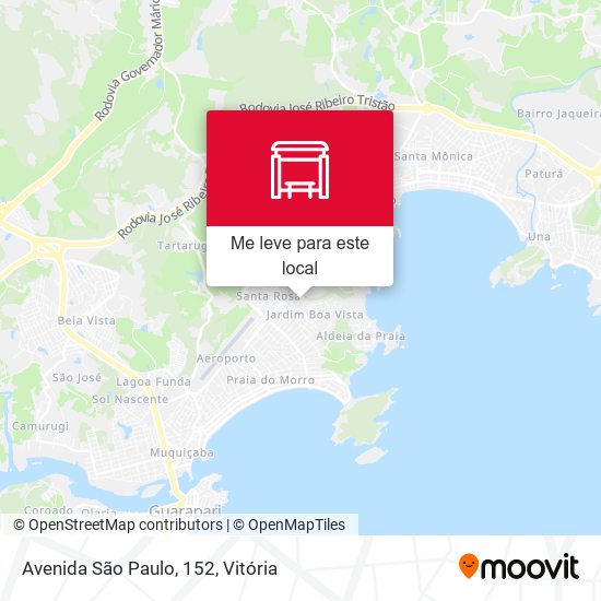 Avenida São Paulo, 152 mapa