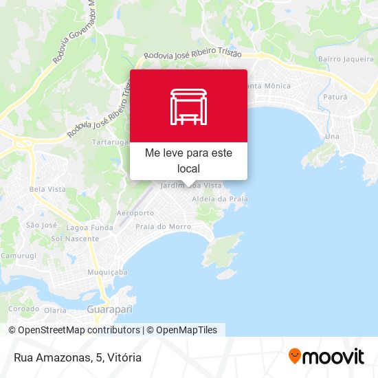 Rua Amazonas, 5 mapa