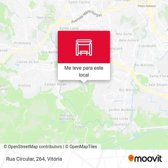 Rua Circular, 264 mapa