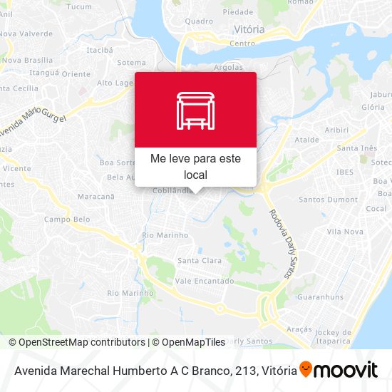 Avenida Marechal Humberto A C Branco, 213 mapa