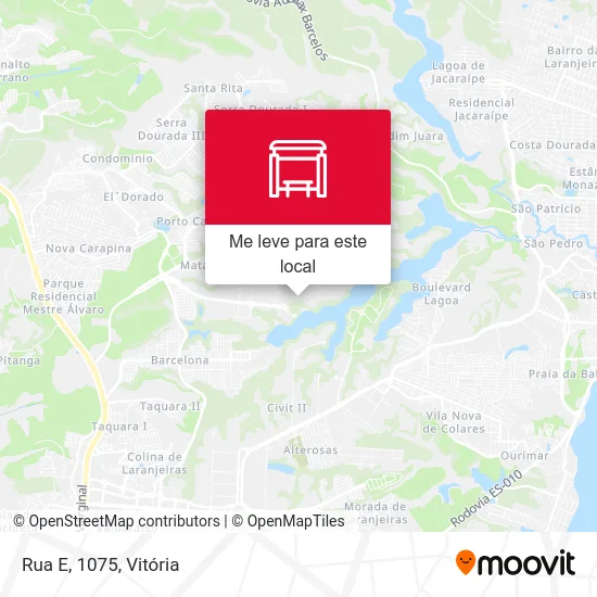 Rua E, 1075 mapa