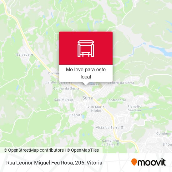 Rua Leonor Miguel Feu Rosa, 206 mapa