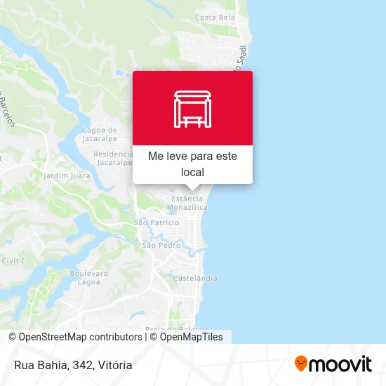 Rua Bahia, 342 mapa