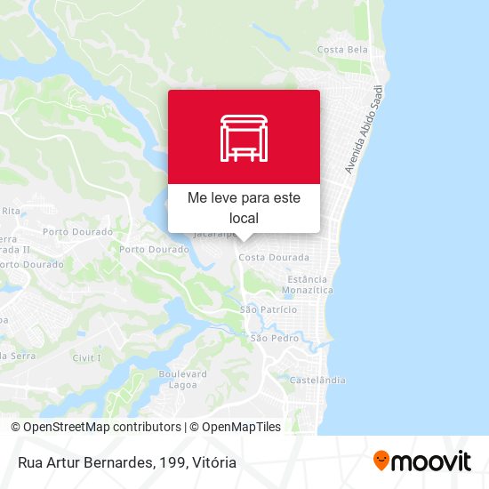 Rua Artur Bernardes, 199 mapa