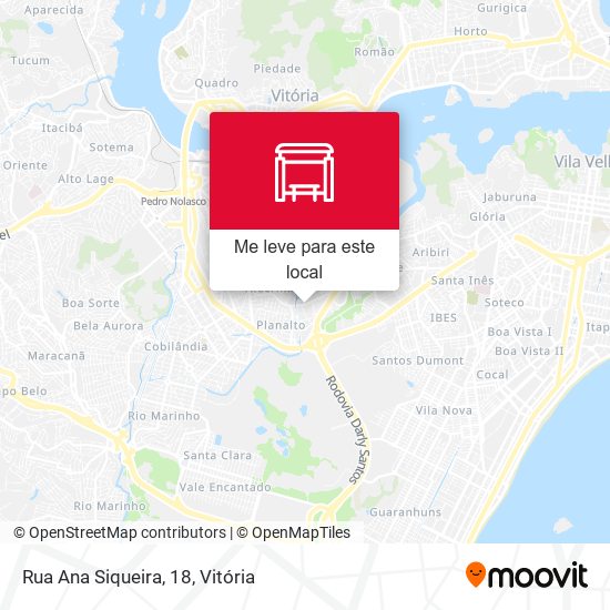Rua Ana Siqueira, 18 mapa