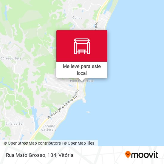 Rua Mato Grosso, 134 mapa
