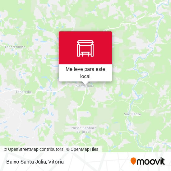 Baixo Santa Júlia mapa