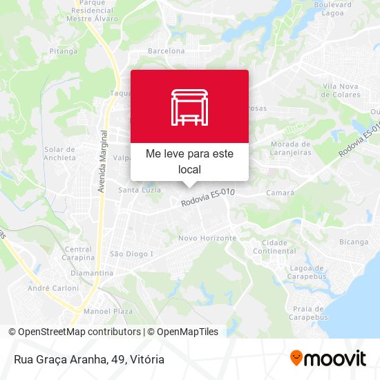 Rua Graça Aranha, 49 mapa