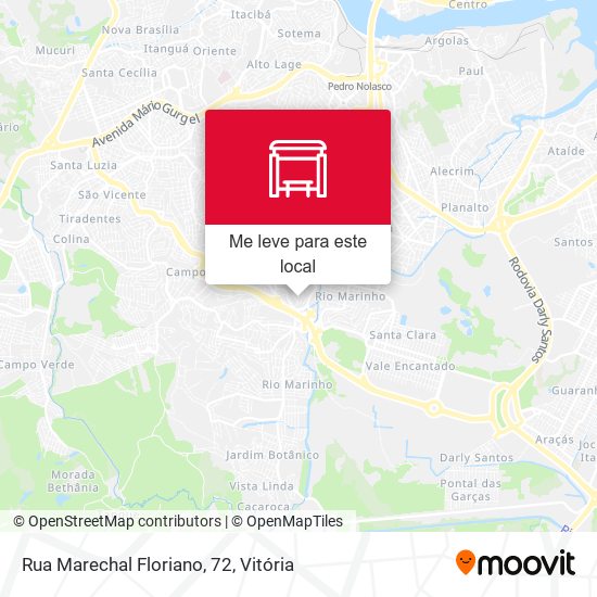 Rua Marechal Floriano, 72 mapa