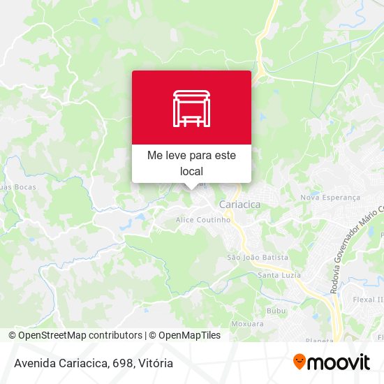Avenida Cariacica, 698 mapa