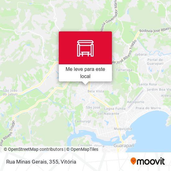 Rua Minas Gerais, 355 mapa