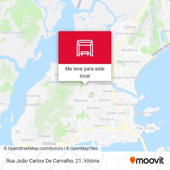 Rua João Carlos De Carvalho, 21 mapa