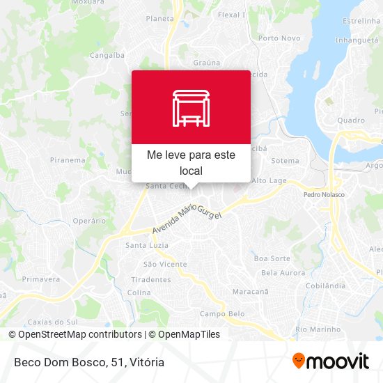 Beco Dom Bosco, 51 mapa