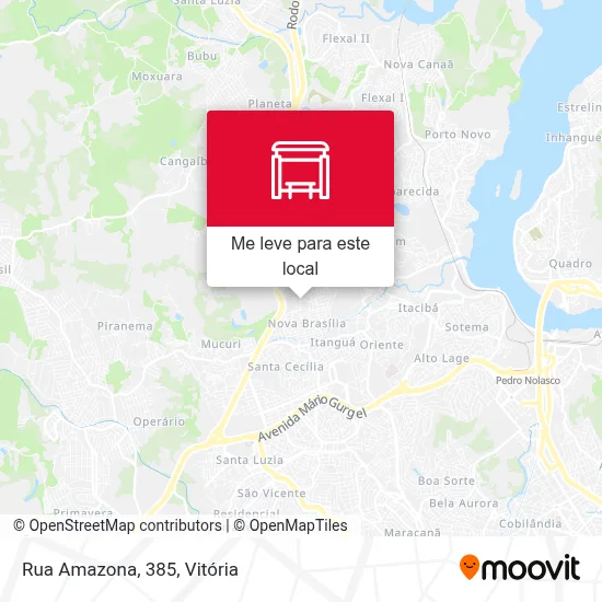 Rua Amazona, 385 mapa